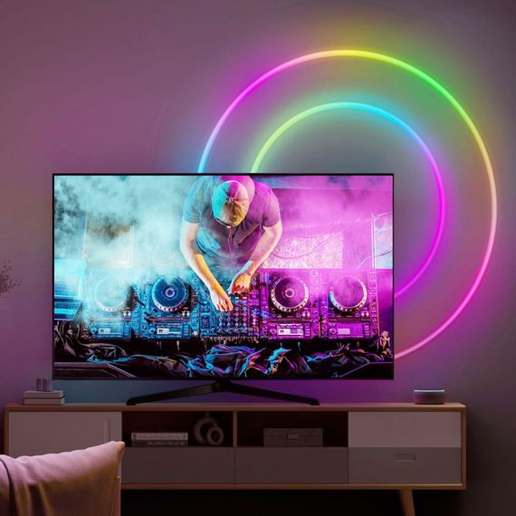Розумний чушуйчастий гнучкий LED Neon RGB неонова стрічка 5 метрів від USB XPRO (47730-16_428) | Зображення 6