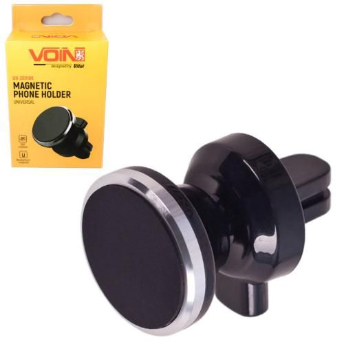 Тримач мобільного телефону VOIN UH-2001BK магнітний на дефлектор