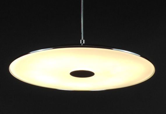 Люстра світлодіодна підвісна LED світильник для квартири на стелю лед 27710 Хром 20-160х30х30 см. | Зображення 5