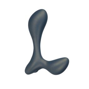 Вибромассажер простаты Lux Active LX3 Vibrating Anal Trainer, пульт ДУ, Синий