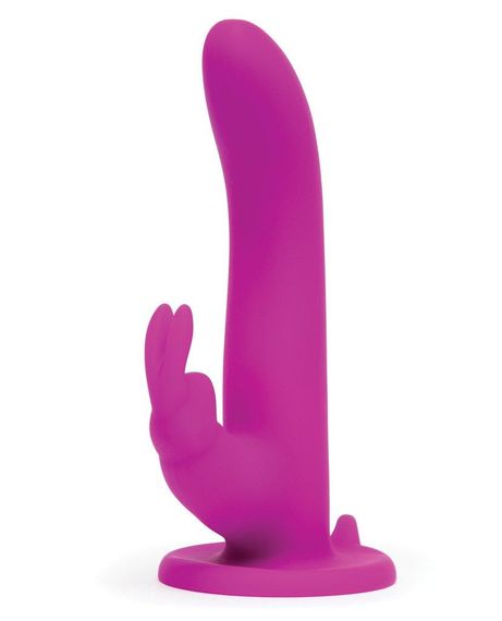 Страпон-кролик з вібрацією та трусиками Happy Rabbit Rechargeable Vibrating Strap-On Harness Set Sex Aura | Зображення 2