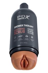 Мастурбатор у колбі Pipedream PDX Plus Shower Therapy чорний, 28.5 см sexstyle