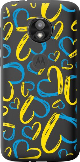 Чехол на Motorola Moto E5 Play Сердца UA "5292u-1429-17620"