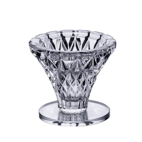 Підсвічник декоративний Diamante скляний 5.5 см