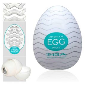 Яйцо-мастурбатор "Tenga Clicker" бирюзовый Реплика