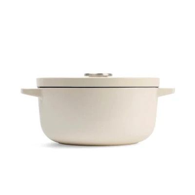 Каструля KitchenAid чавунна з кришкою 3,3 л Мигдалевий крем (CC006056-001) | Зображення 1