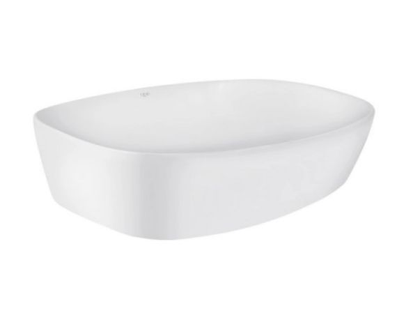Раковина Qtap Cardinal 500х380х140 мм, White, овальна, без донного клапана QT04116302W