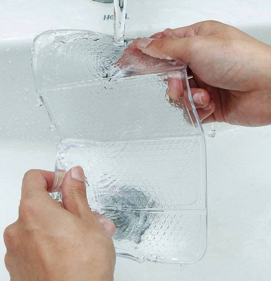 Антискользящий складной коврик на торпеду Baseus Folding Bracket-Transparent SUWNT-02 Прозрачный | Зображення 6