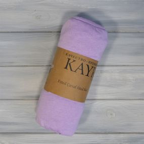 Простирадло 180х200+25см трикотаж на резинці Бузкове