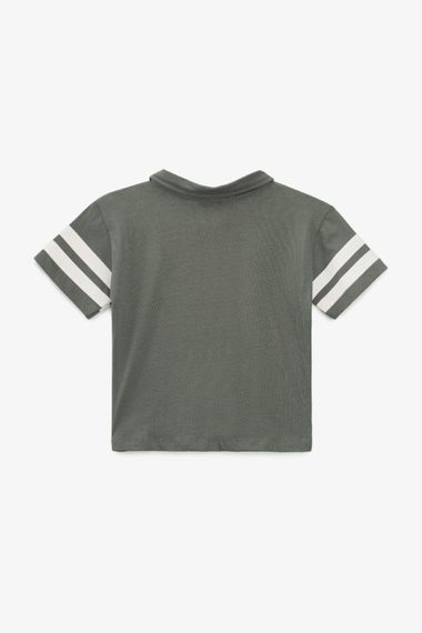 Костюм поло+шорти для хлопчика Dinomin 25-308 98 см Сірий shop (2000991043404) | Зображення 3