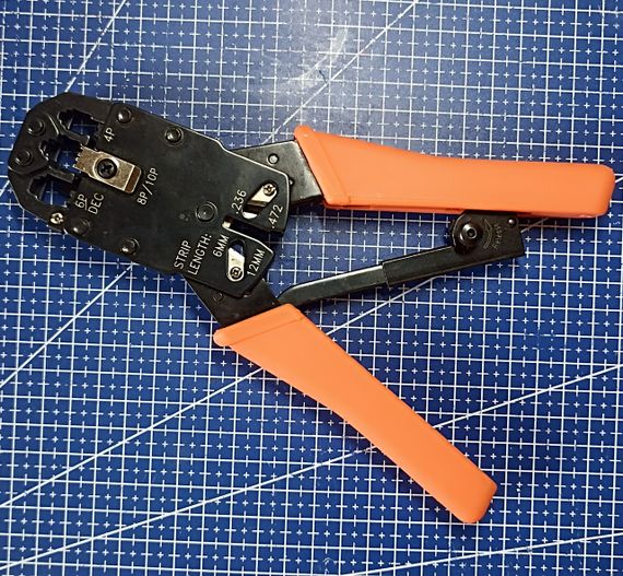 Клещи обжимные HT-200R (8P8C/RJ-45. 6P6C/RJ-12. 6P4C/PJ-11 10P10C 6P6C. 4P4C. 4P2C) Ny95502867