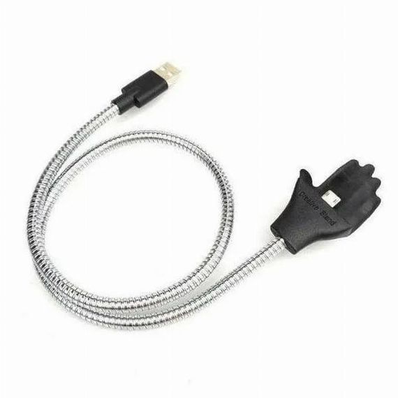 Кабель металева долоня micro USB