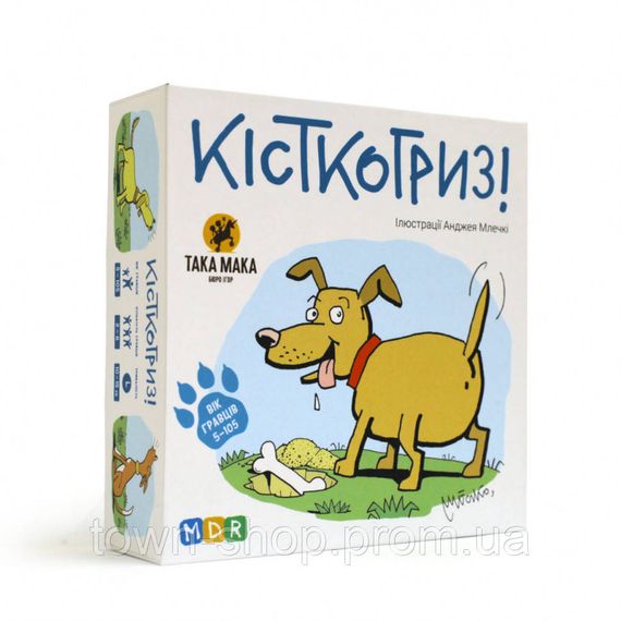 Настольная игра "Кісткогриз" 960131 от 5-ти лет