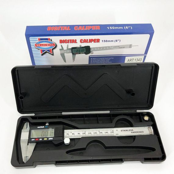 Електронний цифровий Штангенциркуль Digital Caliper 0-150 мм з LCD дисплеєм у кейсі GA-580 мікрометр електронний | Зображення 4