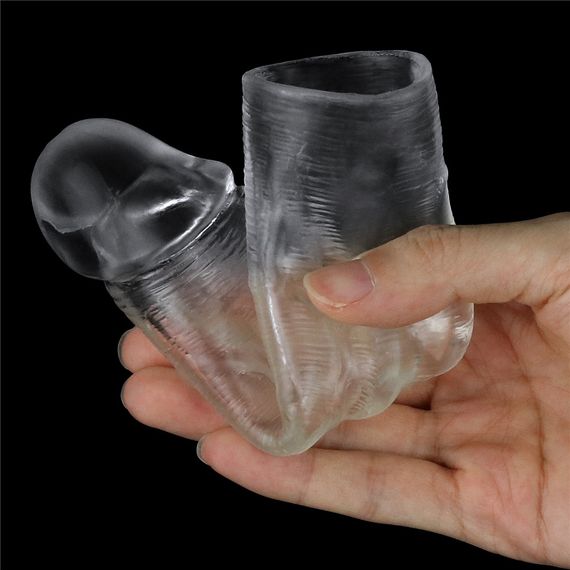 Насадка - Flawless Clear Penis Sleeve Add 1" Clear sexstyle | Зображення 8