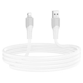 Кабель Hoco X106, Lightning-USB, 2,4A, довжина 2м, White, BOX