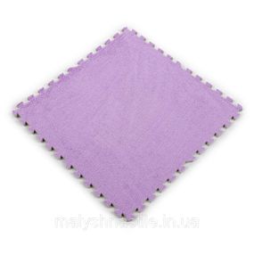 Пол-пазл плюшевый ФИОЛЕТОВЫЙ 60*60*1cm (D) SW-00002087