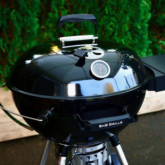 Вугільний гриль Slow and Sear Original Kettle Grill 57 см + кошик Deluxe SNS-KET-1 Код: 009468 | Зображення 9