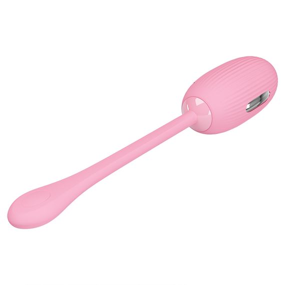 Віброяйце - Pretty Love Doreen Electric Shock Egg Light Pink (App) | Зображення 2