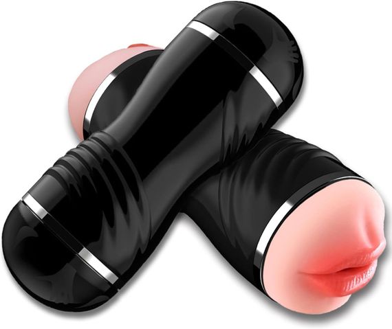 Мастурбатор з двома входами OYO - Double Pump BLACK, YQM-205 BLACK Sex Aura | Зображення 1