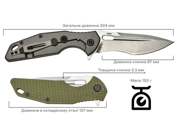 Ніж Skif Defender II SW Olive | Зображення 8