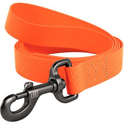 Поводок для собак WAUDOG Waterproof S Ш 15 мм Д 305 см оранжевый (27384)