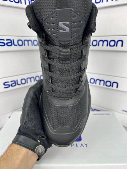 Кросівки зимові  Salomon Elixir Activ Fur All Black Fur Хутро А4780 45 29 | Зображення 5
