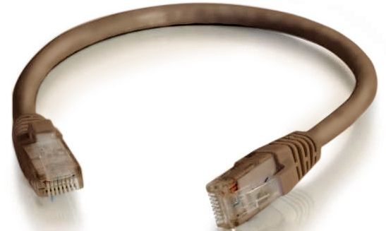 Патч-корд Cat6 C2G 1 м коричневый (CG83645)