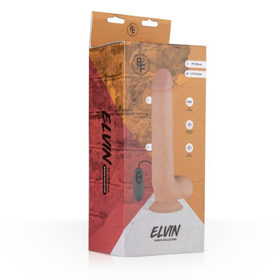 Вібратор на присосці з пультом керування Elvin Realistische Vibrator 27.50 cm sexstyle | Зображення 6