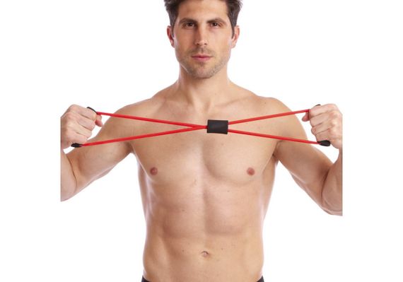 Еспандер тренажер для рук Вісімка EasyFit Зелений трубчастий (EF-3947-GN) | Зображення 2