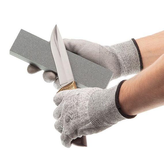 Брусок абразивний двобічний, 200×50×25 мм, K120/K240 INTERTOOL HT-0552 | Зображення 1