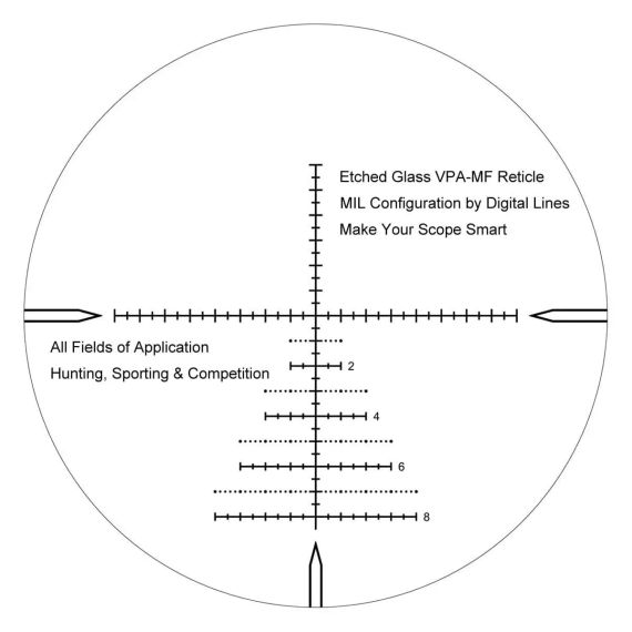 Оптический прицел Vector Optics Marksman 4-16x44 Прицел оптический Снайперский прицел Оптический прицел для АК | Зображення 4