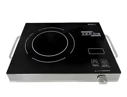Настольная плита электрическая сенсорная инфракрасная одноконфорочная Zepline ZP-061 2200 Вт | Зображення 3