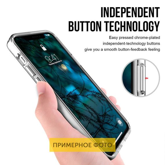 Чохол TPU Space Case transparent для Apple iPhone 16 Pro (6.3") | Зображення 4
