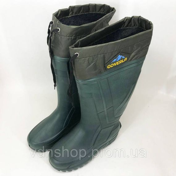 Чоловічі чоботи для риболовлі з гуми 45р, Чоботи гумові осінні для риболовлі Гумові туризму AJ-23