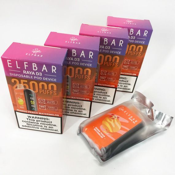 Elf Bar Raya D3 25000 смак Манго Персик Кавун (Mango Peach Watermelon)