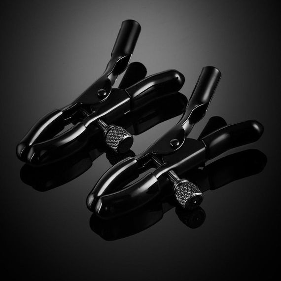 Затискачі для сосків Guilty Pleasure Draped Desire Clamps, чорно-золоті Sex Aura | Зображення 6