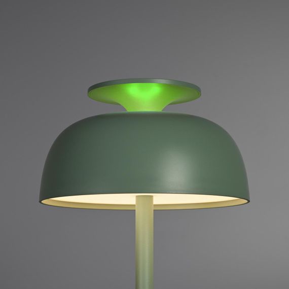 Світлодіодна лампа настiльна з акумулятором VIDEX VL-TF24G 8W 4000K+RGB Green | Зображення 2
