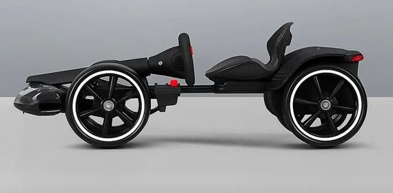 Дитячий електрокарт Spoko SP-V17 6V 4,5Ah з пультом чорний для дітей 3-8 років (42412110) | Зображення 3