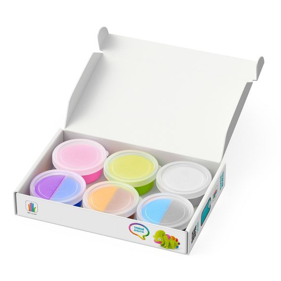 Набір самозатвердіючого пластиліну Екзотичні тварини Хамелеон, аксолотль, гастропод ЛІПАКА 60049-UA01 | Зображення 1