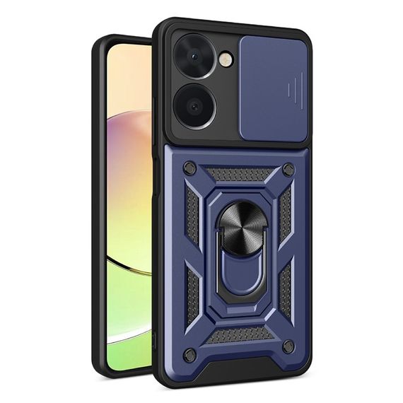 Чохол Defender з захистом камери для Realme C33 колір Синiй