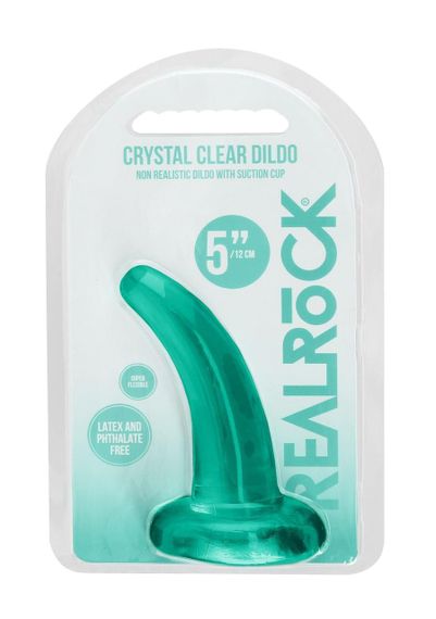 Фалоімітатор - Realrock Dildo 4,5" Turquoise Sex Aura