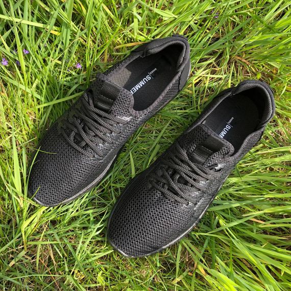 Кросівки з тканинним верхом із сітки 43 розмір. Літні кросівки сітка. Модель 67554. ZB-895 Колір: чорний | Зображення 2