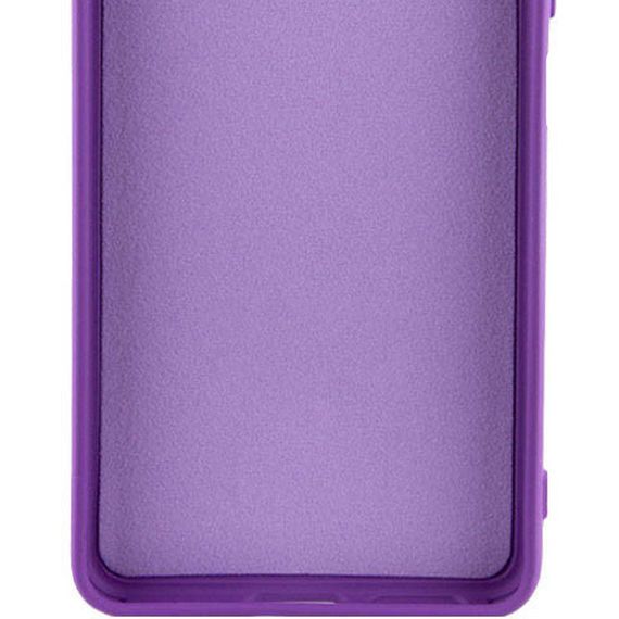 Чохол TPU GETMAN Liquid Silk Full Camera для Xiaomi Redmi 13 4G / Poco M6 4G Фіолетовий / Purple | Зображення 1