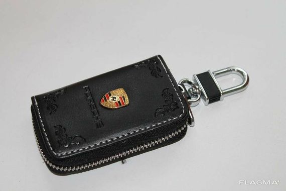 Ключница для авто Кожа KeyHolder Porsche | Зображення 1