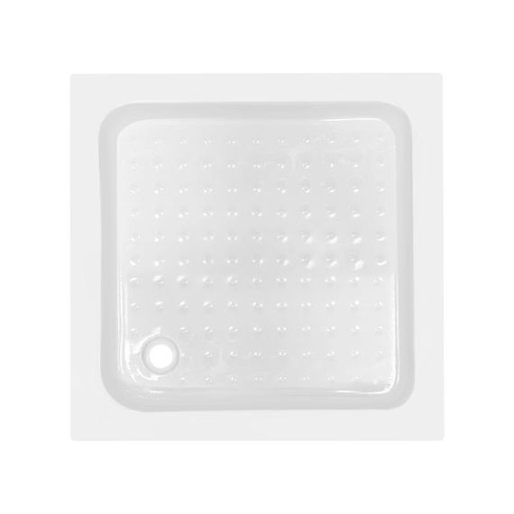 Lidz Wawel SC80x80.SAT.LOW.FR Душова кабіна квадратна, скло Frost 4 мм + Lidz Душовий піддон KAPIELKA ST80x80х14 | Зображення 8