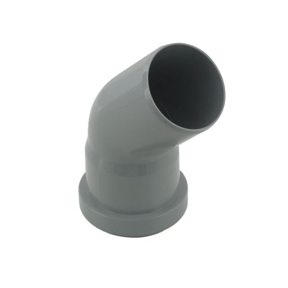 Коліно внутрішнє каналізаційне PolMark ф 50мм x45° | Зображення 1
