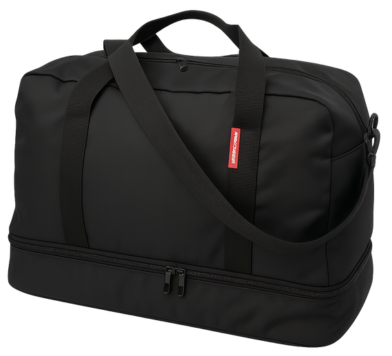 Дорожная сумка с отделом для обуви 40L Wallaby черная