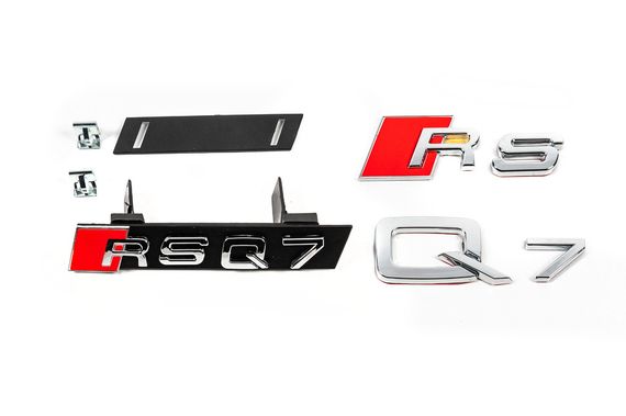 Комплект эмблем для решетки радиатора для Ауди Q7 2015- гг | Зображення 1