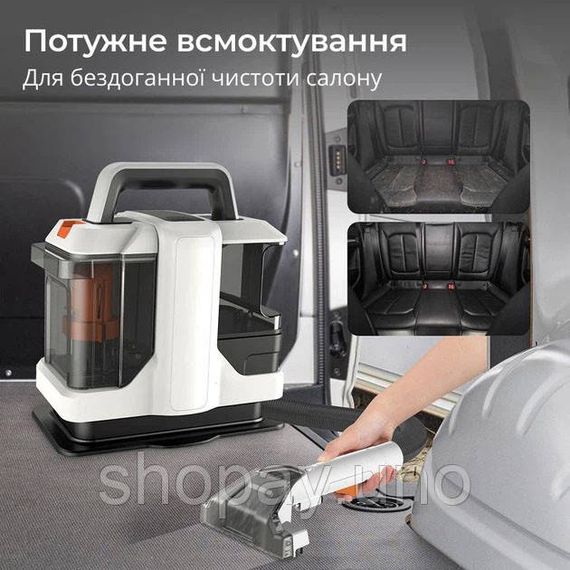 Портативный пылесос для автомобиля от прикуривателя, Мощный ручной пылесос для автомобиля RD-20 | Зображення 6